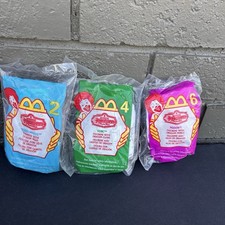 Lot Of 3 McDonald  s Happy Meal Toy 1999 Mystic Knights  2, 4, 6 New Sealed