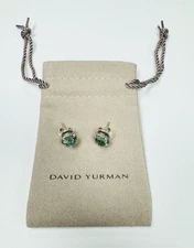 David Yurman 925 Sterling Silver Earrings Studs Châtelaine