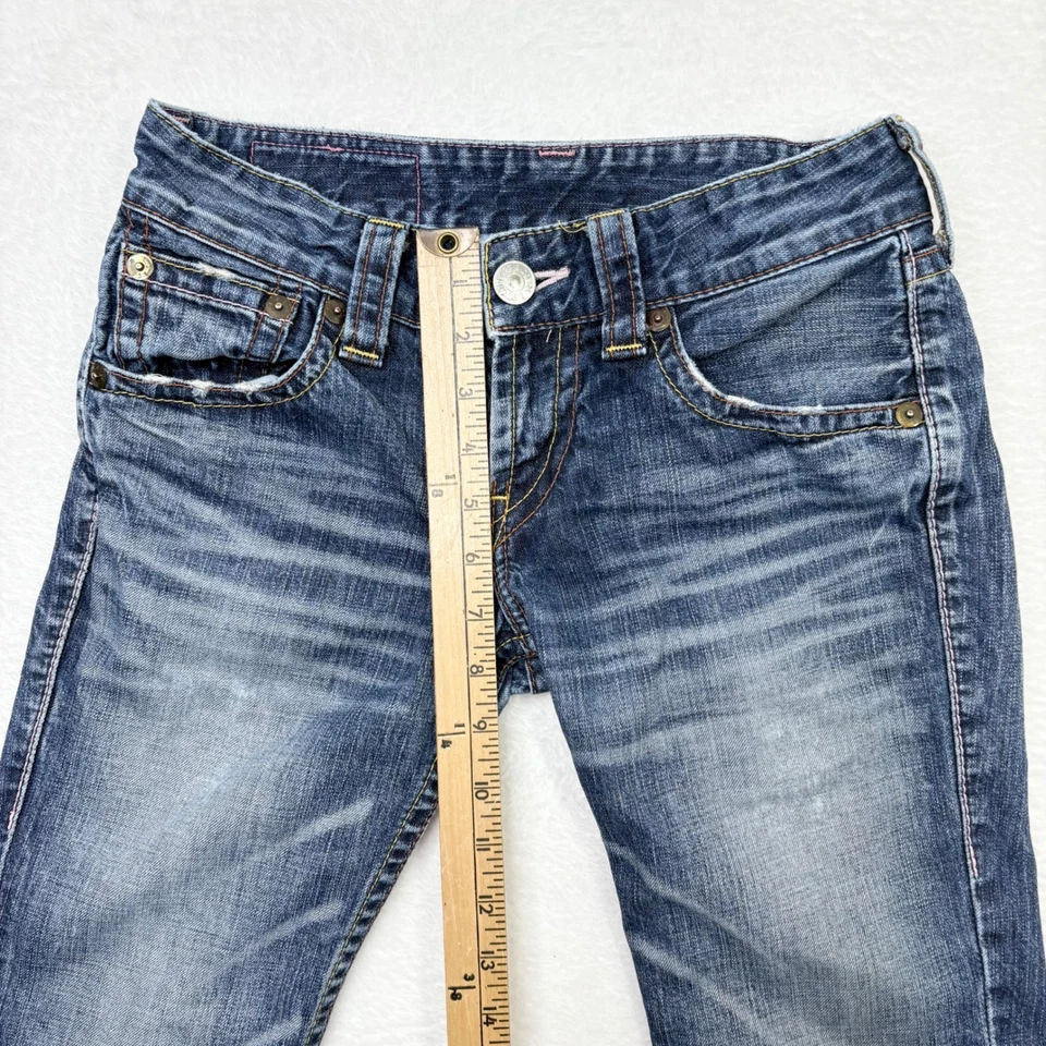 Pantalones Cortos de Jean Levis 906 Denim para Mujer 29 W Bermudas Corte Y2K Punto Rosa Japón Foto 4 de 4