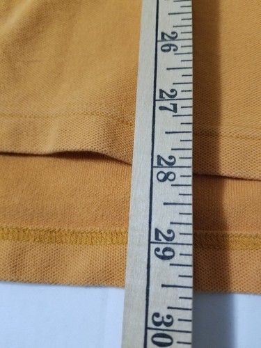 Southern Proper Men's Size XL Orange Short Sleeve Polo Shirt Discoloring In Arm - Picture 7 of 12