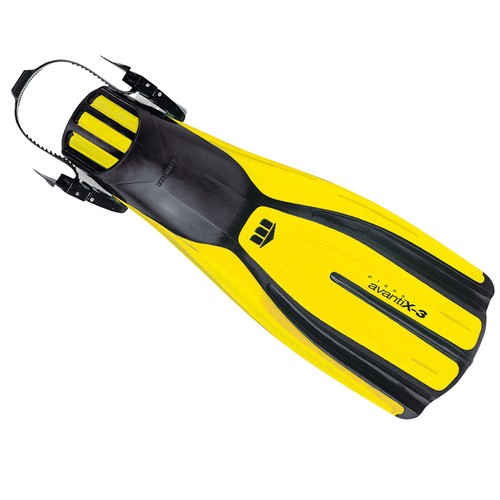 Mares Avanti X3 Open Heel Fins, BLACK, X-Small - Picture 4 of 5