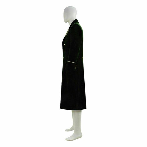 CosDaddy Doctor Who 8th Green Winter Long Jacket Coat Cosplay Costume - 第 3/8 張圖片