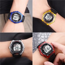 Waterproof Kids Digital Electronic Watch Children Boys Girls Sports LED Watches