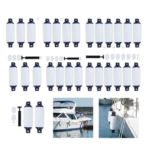 4x De Bateau De Bateau Marin Accessoires De Bateau Pare-chocs De Bateau Pare-battages De Yacht Pare Chocs Pour Bateaux De Corde Noire