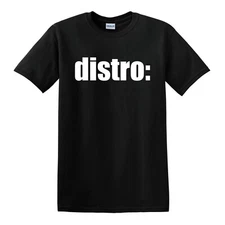 DISTRO: Size Large Mens T-Shirt Black/White Letters (POWER INSPIRED)#BeTheDistro