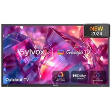 Sylvox 55" Qled Outdoor Tv Smart Google Tv Waterproof Apps Dolby Atmos Voice-con