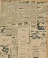 UFOs Doubts over Flying Saucer Sightings Kenneth Arnold Pilot June 26 1947 B20