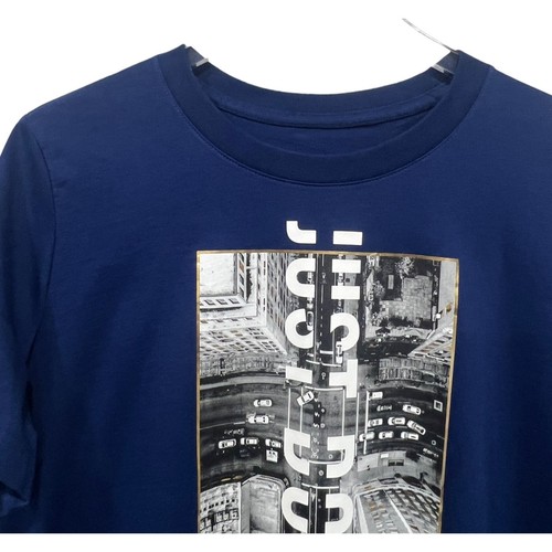 Nike Women Size XL Short Sleeve T-Shirt Tee Navy Blue NWT - Picture 3 of 6