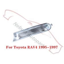 Replace For Toyota RAV4 1995-1997 Left Front Bumper Fog Light Lamp Housing White