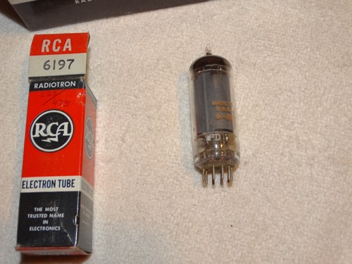 5 x 6197 RCA/GE Tubes *NOS*NIB*Full Sleeve* - Picture 2 of 2