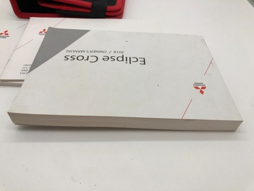2018 Mitsubishi Eclipse Cross Owners Manual Set with Case OEM R01B34012 - Picture 8 of 11