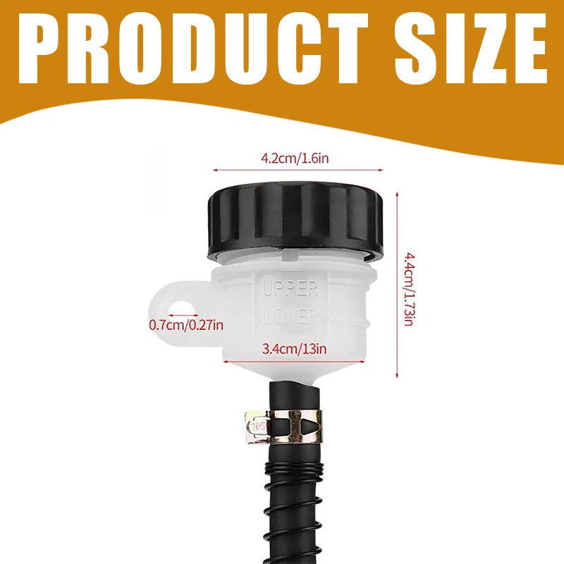 Rear Brake Master Cylinder Pump For Suzuki GS500 GSX 600 650 750 1100 1200 1250 - Image 4 of 4