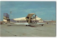 Postcard Airline MVA - MISSISSIPPI VALLEY AIRLINES Shorts SD3-30 AUC1.