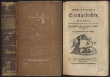 Logau, poems of meaning.