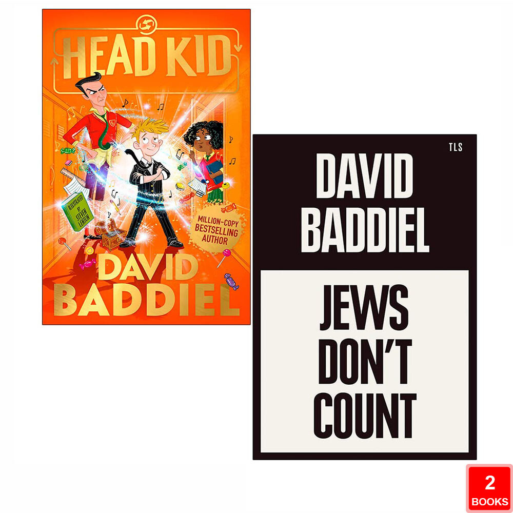 David Baddiel 2 Books Collection Set Head Kid, Jews Don’t Count Paperback NEW