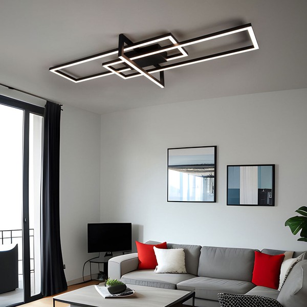 Deckenlampe Schlafzimmerleuchte Deckenleuchte Messing Led Designleuchte Dimmbar-image