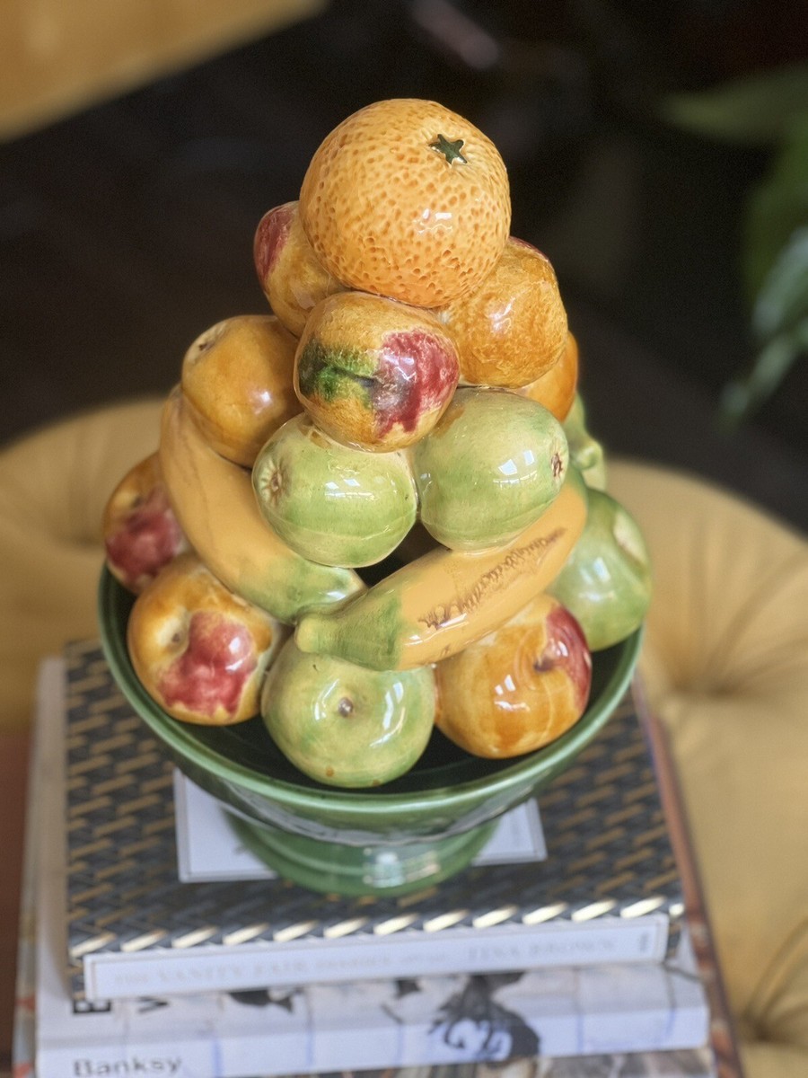Vintage Ceramic Fruit Bowl Ornament Display VGC | eBay UK