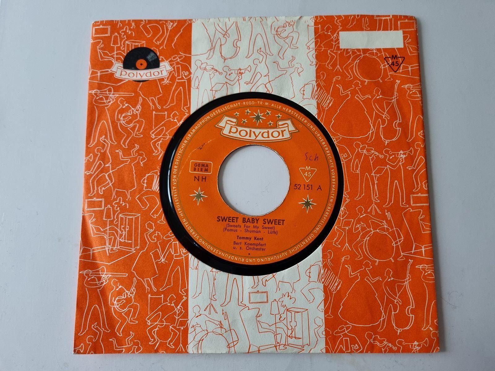 7"" Single Tommy Kent - Sweet Baby Sweet Vinyl Germany/ CV The Searchers