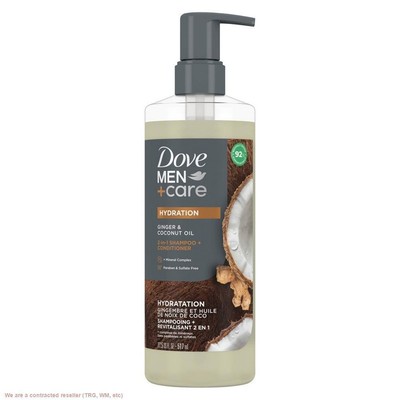Dove Men+Care 2-in-1 Pro Hydration Shampoo - 17.5oz