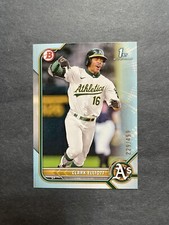 2022 Bowman Draft Paper Base Sky Blue #BD-85 Clark Elliott /499 - Athletics