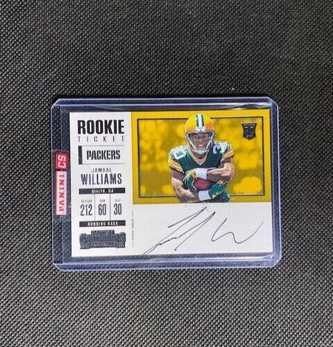 2017 Contenders Jamaal Williams RPS Rookie Ticket Auto Autograph RC #361 Packers