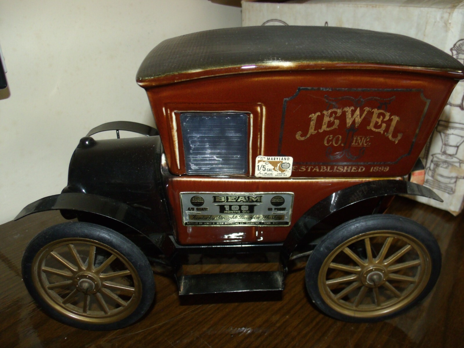 Vintage Jewel Co. Old Jim Beam, Jalopy Decanter eBay