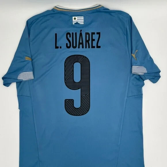Luis Suarez #9 Uruguay 2014/2015 ORIGINAL Puma Rare Soccer Jersey