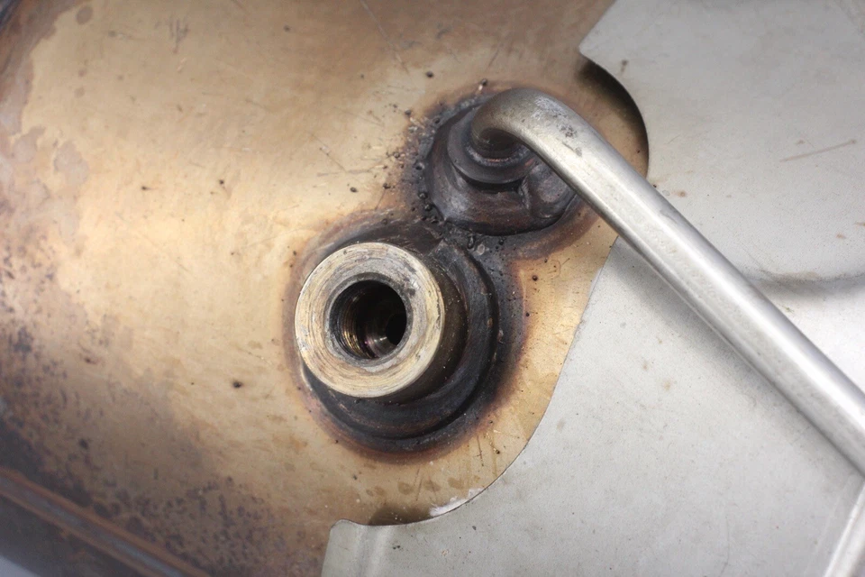 ✅ 09-11 BMW E90 335d M57 Diesel Colector de escape Tubo de descenso DPF 8512290 OEM Foto 3 de 4