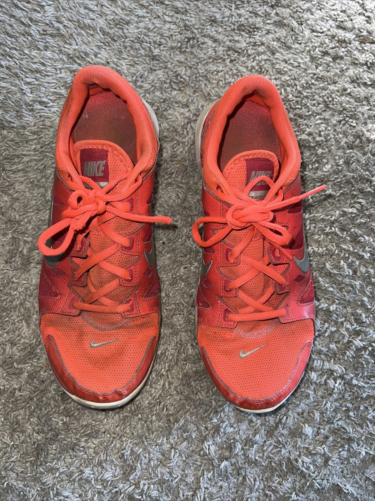 Nike Womens Flex Supreme TR 2 616694 601 Red Running Shoes Sneakers Size 10