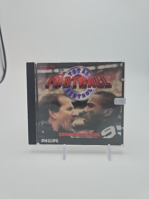 Vintage Total Control NFL Football CD-ROM Game 1996 Win95 Bill Cowher Rare +NEW