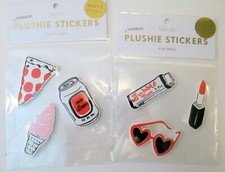 ban.do Leatherette Plushie Stickers FUN GIRLS and PARTY FOOD Lot