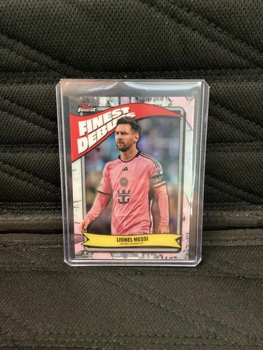 2024 Topps Finest MLS Lionel Messi Inter Miami CF Finest Debuts Silver FD-1