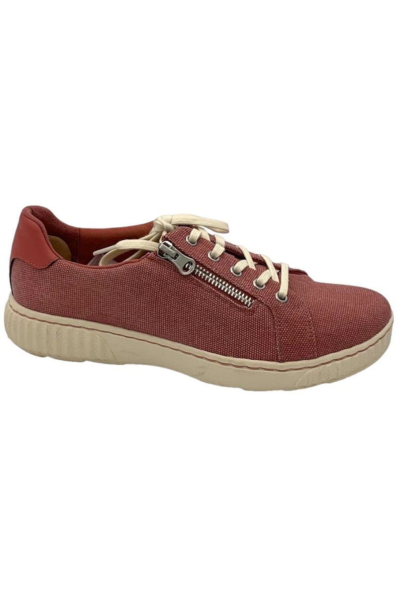 Clarks Tri Native Red Knit Lace-Up Trainers with Tan Pull Tabs, NWT, Size 11 Clarks Red Athletic Shoes for Women for sale | eBay main image 4