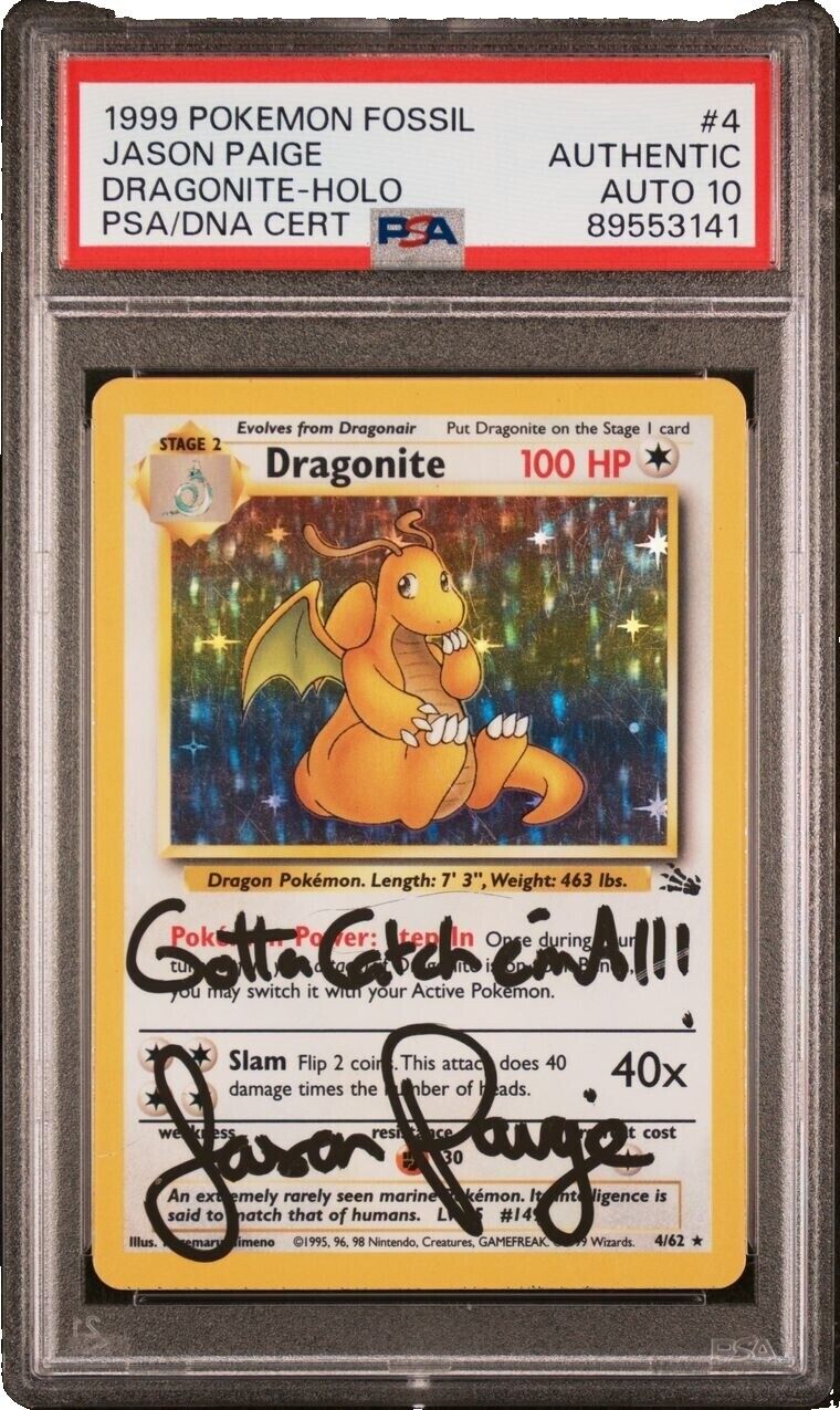 Dragonite Fossil Holo Psa 10 | eBay Dragonite Fossil Holo Psa 10 | eBay