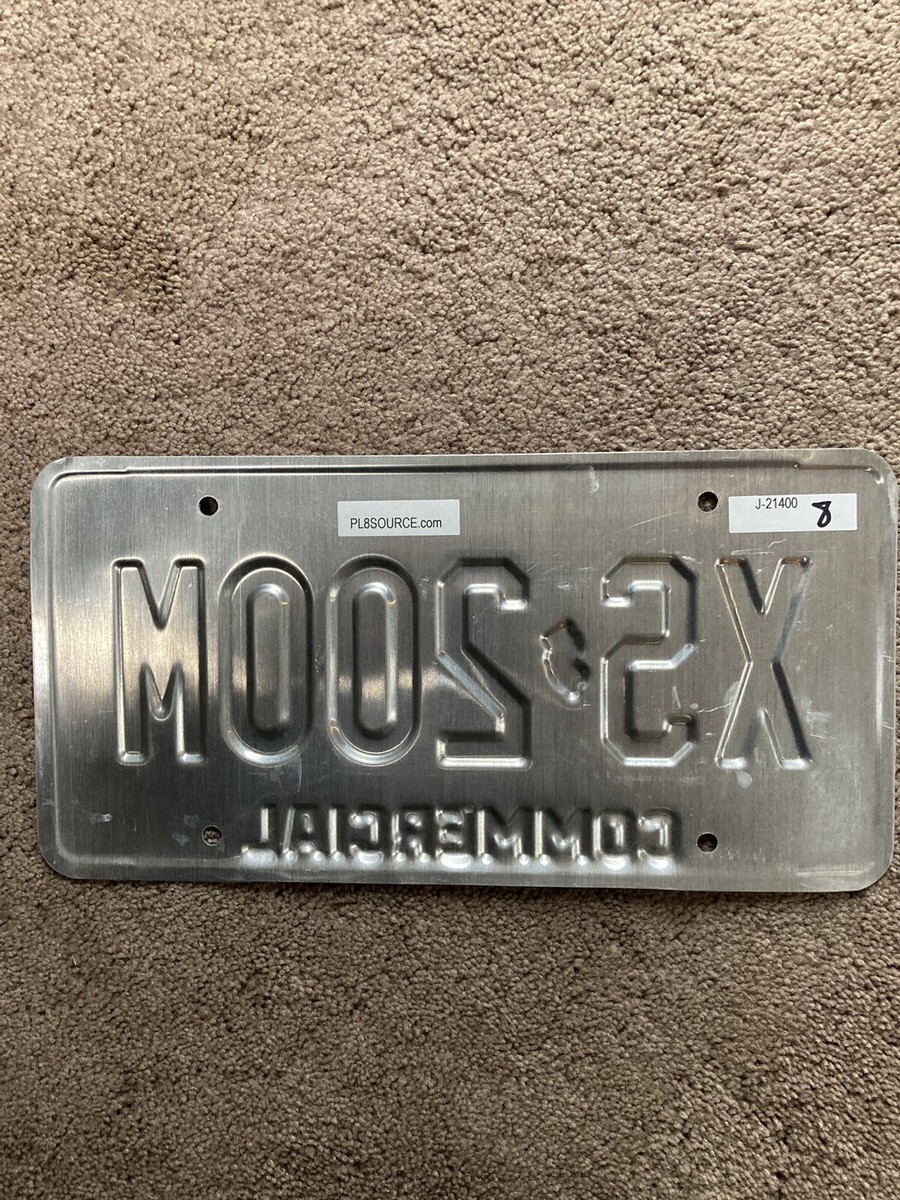 New Jersey Commercial License Plate- XS 200M - Expired | eBay