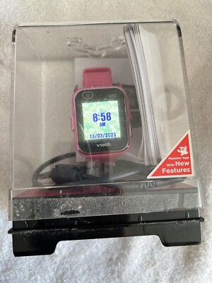 VTECH Kidizoom Smart Watch DX2 Pink Camera Video Games Time Apps Ages 4+