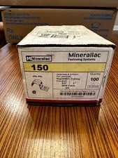 Minerallac 150 Jiffy Clip 3/4  One Hole Rigid Conduit Clip Fastener New Lot Of 9