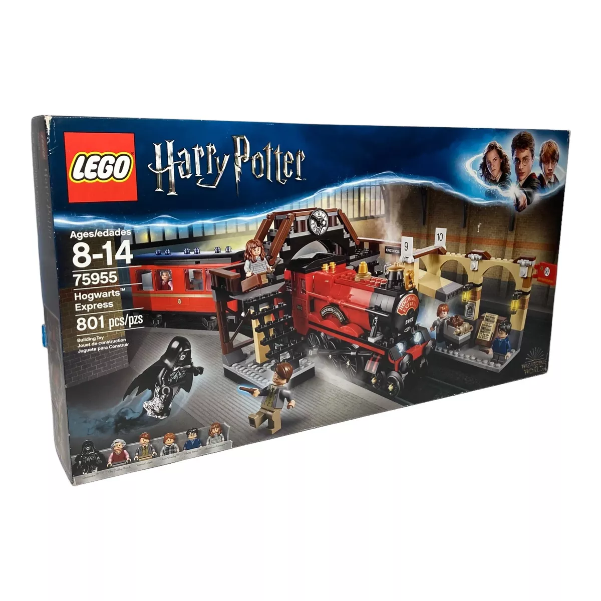  LEGO Harry Potter Hogwarts Express 75955 Toy Train Building Set  includes Model Train and Harry Potter Minifigures Hermione Granger and Ron  Weasley (801 Pieces) : Toys & Games