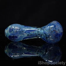 3¾" Colorful Spotted Frit Tobacco Smoking Pipe Thick Collectible Pipes - P586B