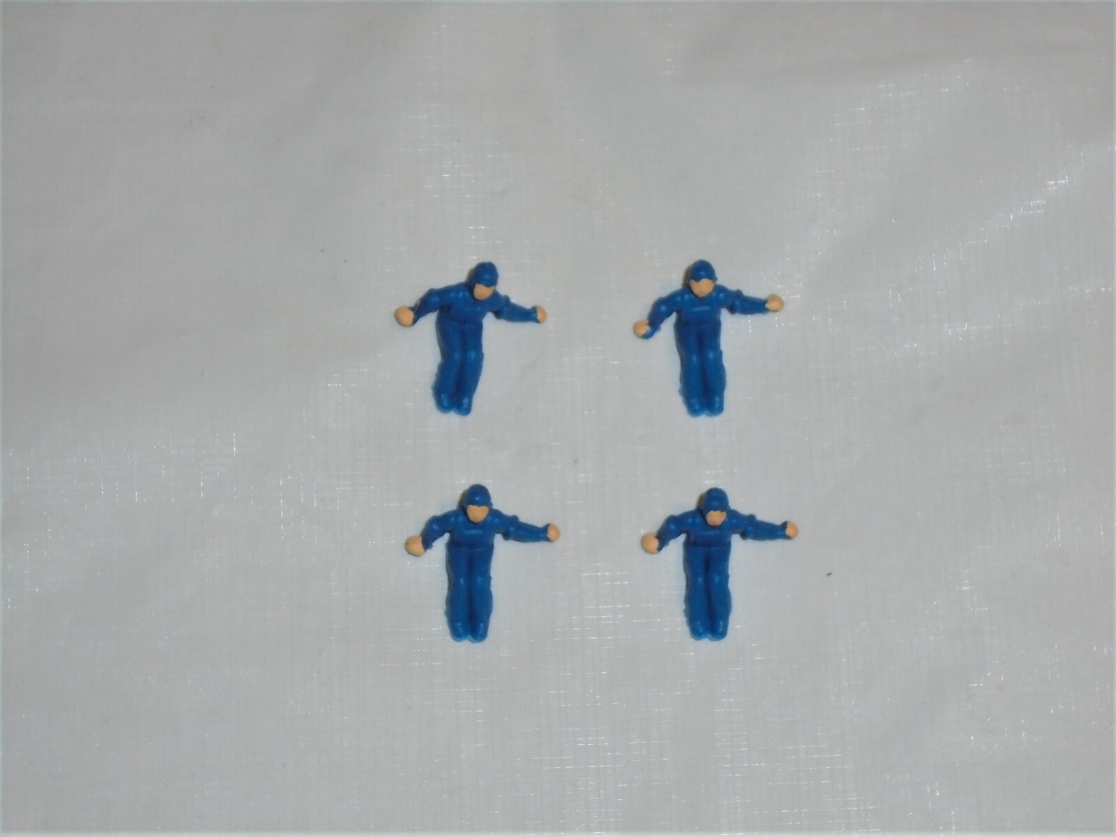 LIONEL TRAIN 4 Blue CREW MEN 50 Section Gang Car Motorized Unit 1954 O