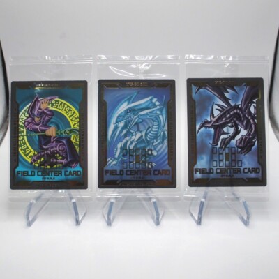 Yu-Gi-Oh Blue Eyes Red Eyes Dark Magician FIELD CENTER CARD 3 Set Japanese P01