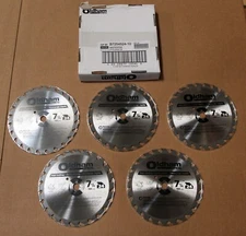 10 Pack Oldham 7 1/4 Carbide Tip Circular Saw Blades 24 Tooth "Brand New"