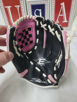 Easton EKP9500 Baseball T-Ball Softball Glove 9.5'' Kids Girls Youth Pink/Black