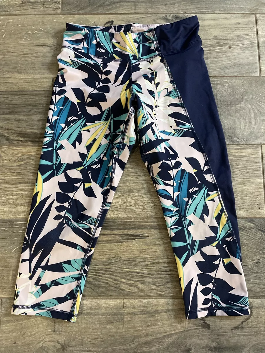 Old Navy Go Active Elevate Leggings SIZE Large girls TROPICAL