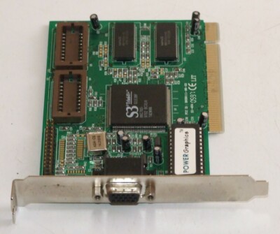 S3 Trio64V+ 86C765 PCI VGA card for early Pentium vintage computer