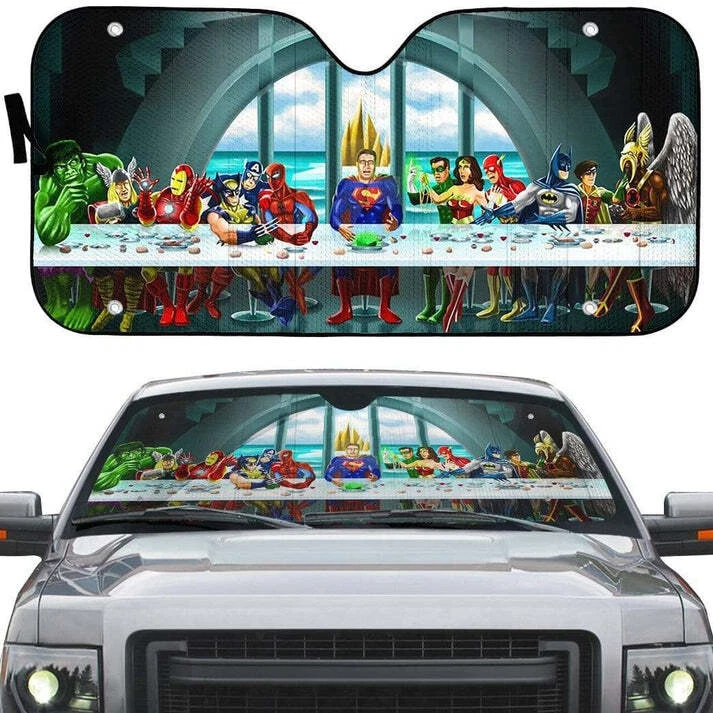The Last Supper Heroes Auto Car SunShade