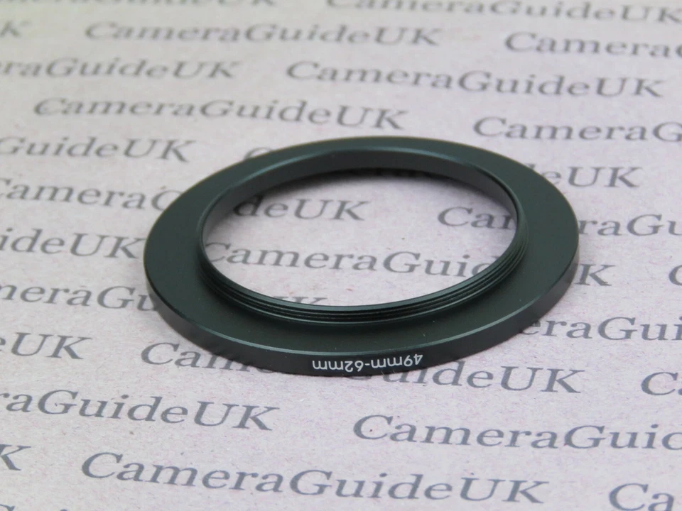 49mm-62mm Male-Female Stepping Step Up Filter Ring Adapter 49mm-62mm  - Image 2 of 2