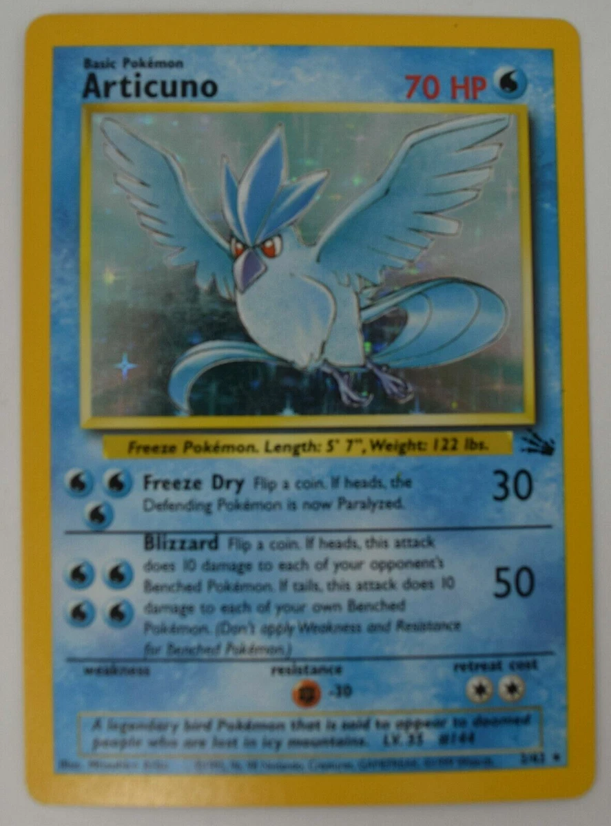  Pokemon - Articuno (2) - Fossil - Holo : Toys & Games