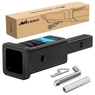 Nilight Trailer Hitch Receiver Adapter 1-1/4 to 2Inch Hitch