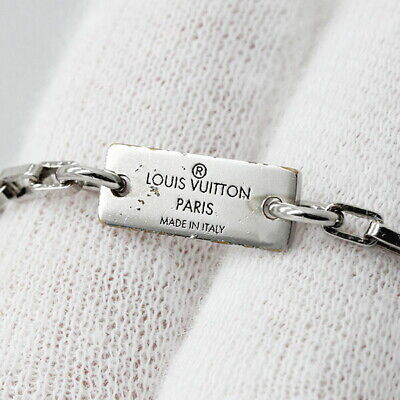 Louis Vuitton M62490 Collier Damier Color Pendant Necklace Louis Vuitton M62490 Collier Damier Color Pendant Necklace